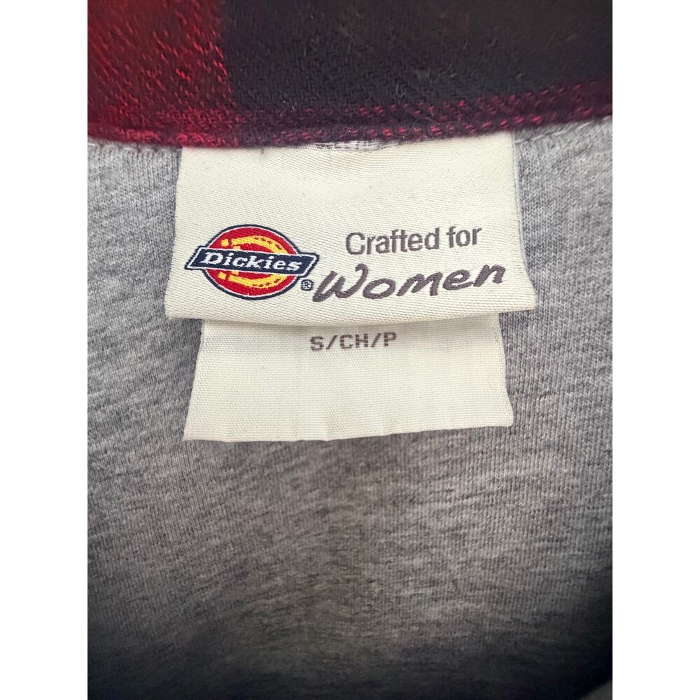 Dickies Quilted Buffalo Plaid Shirt Jacket Women's Small - Picture 3 of 7